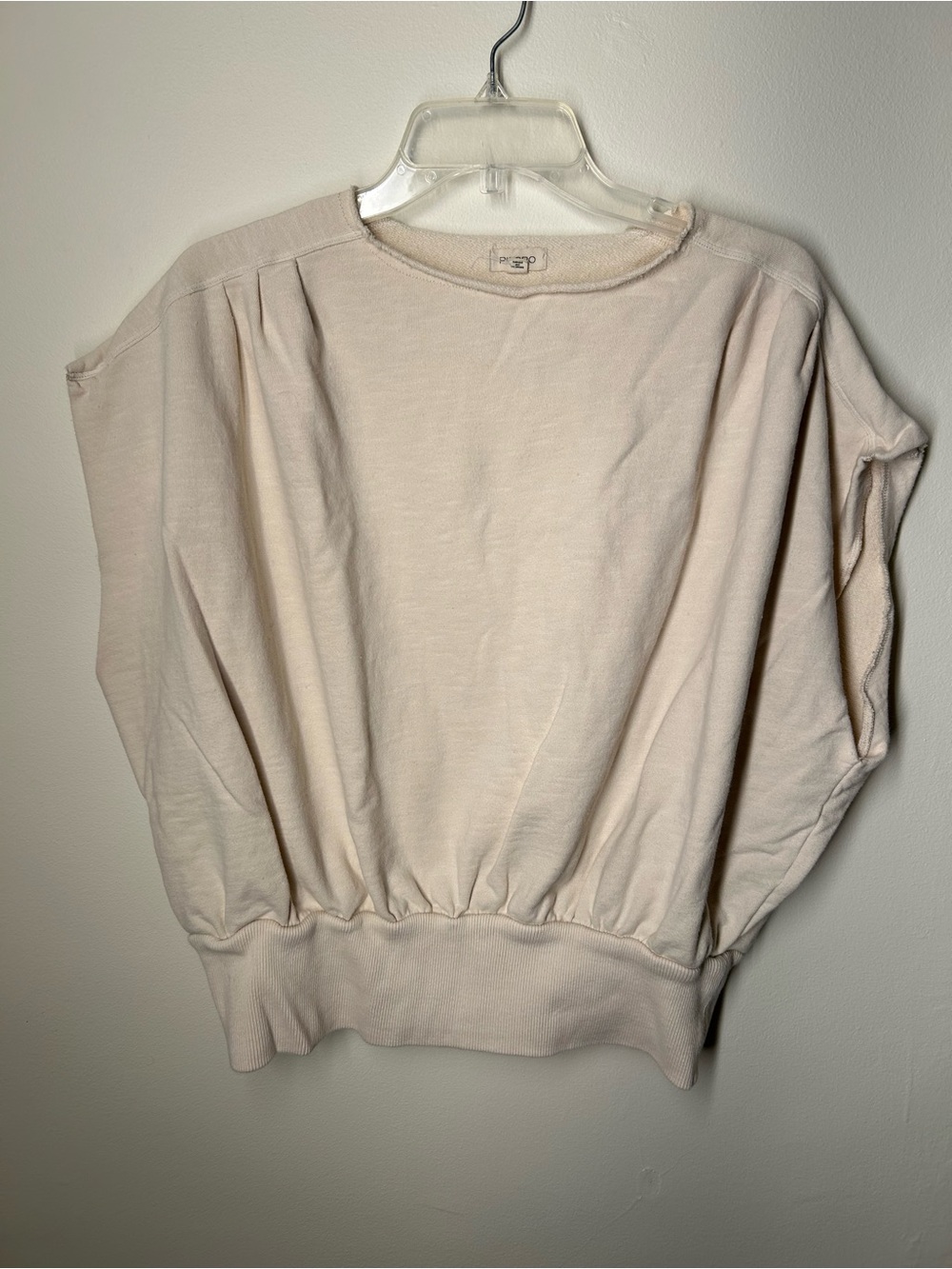 Pilcro Anthropologie cropped gathered athletic casual top xl